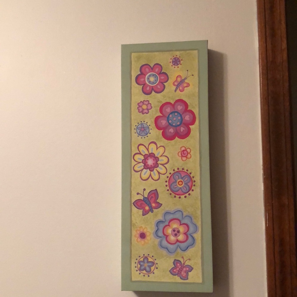 Flower wall decor